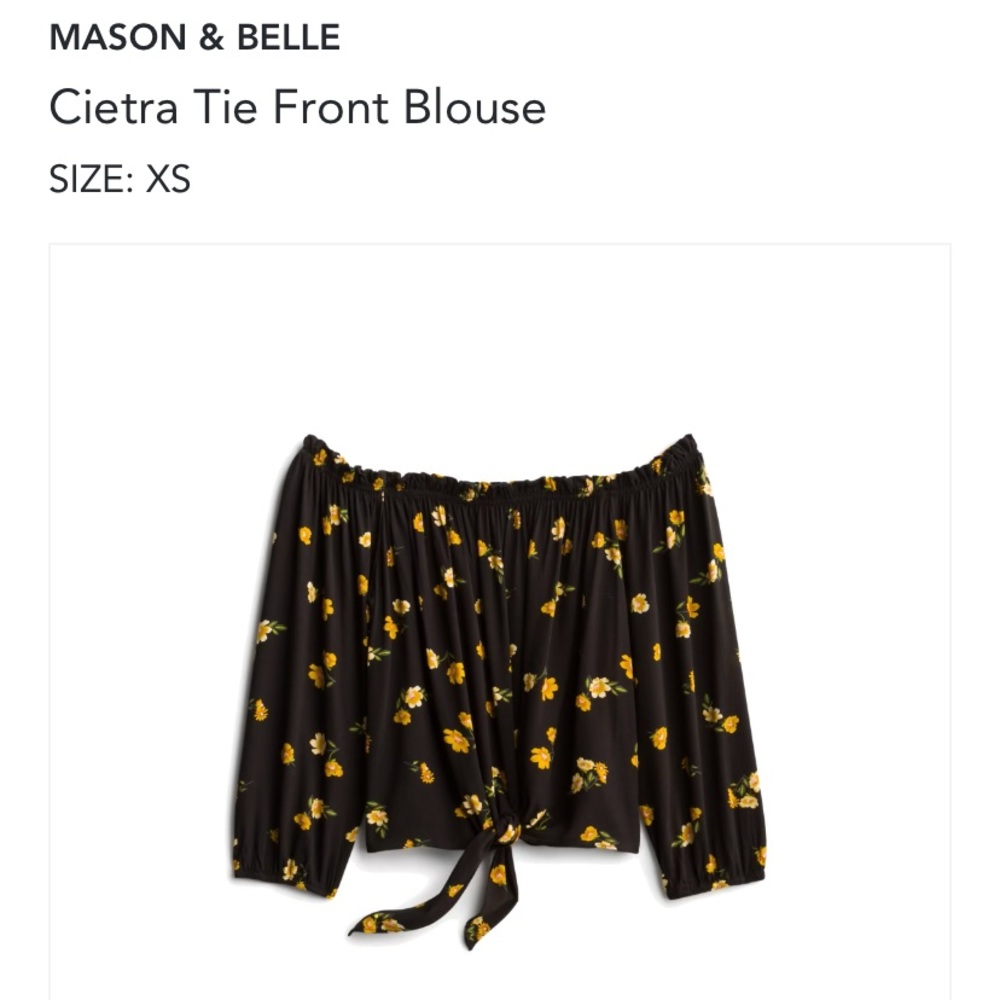 Mason and belle tie front top stitch fix